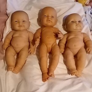 3 Berenguer baby dolls